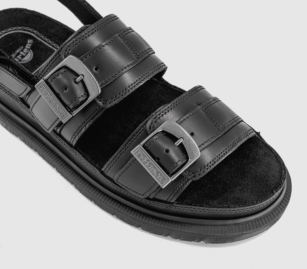 Dr. MartensSan Two Strap SandalsBlack Orleans