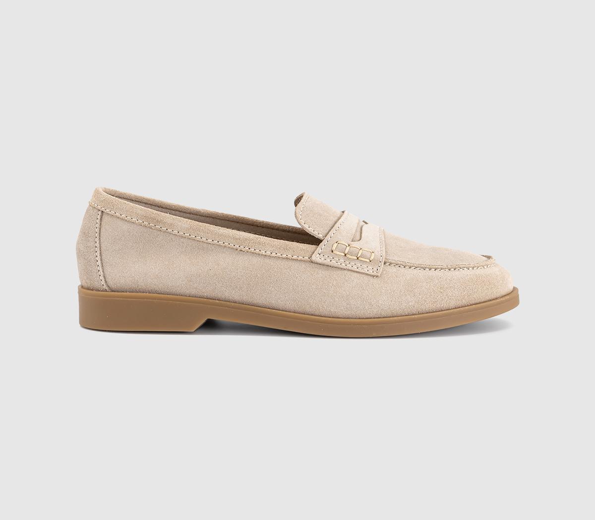 OFFICEFinesse Gum Sole Penny LoafersTaupe Suede