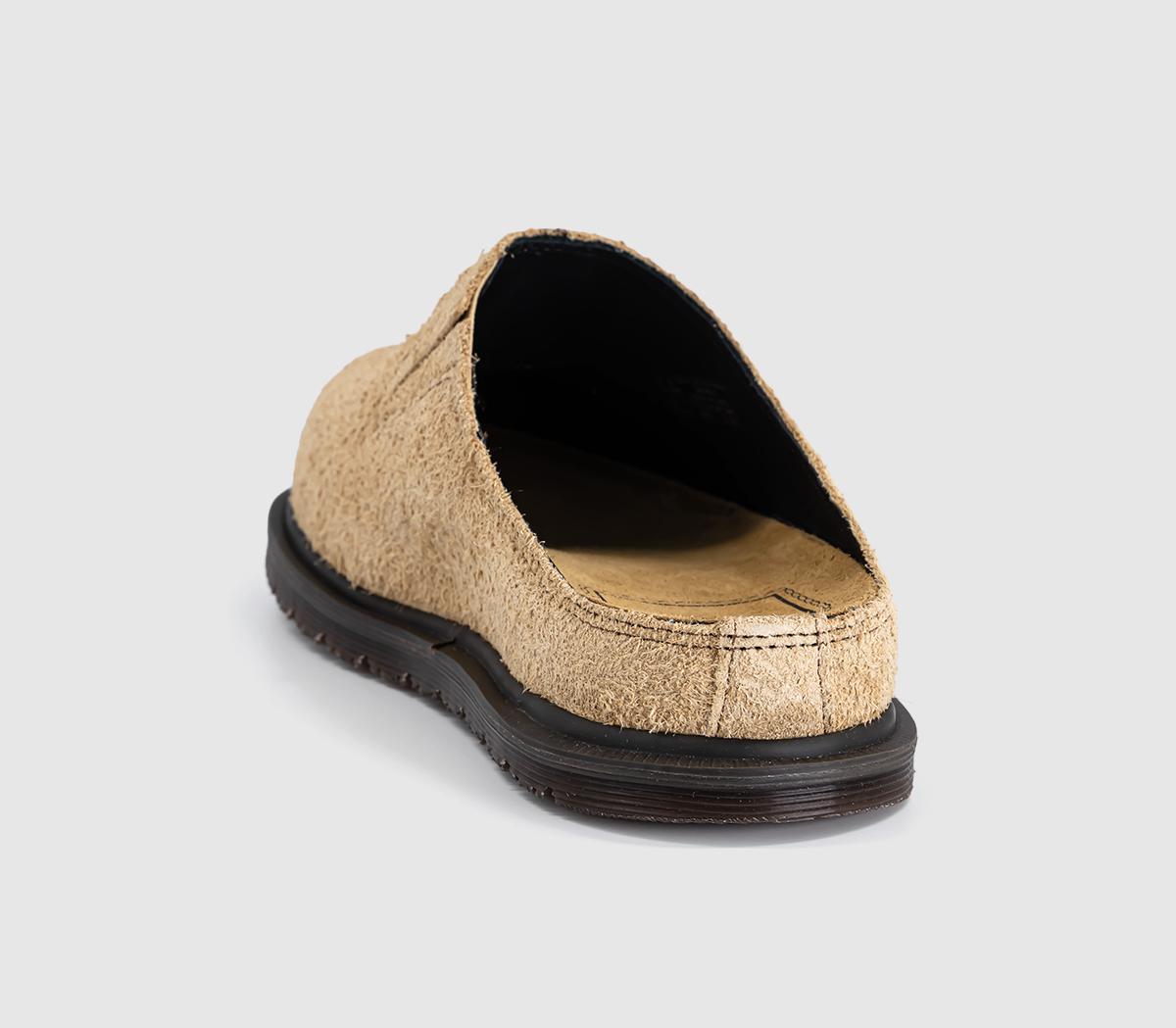Dr. MartensSan MulesSavannah Tan Hairy Suede