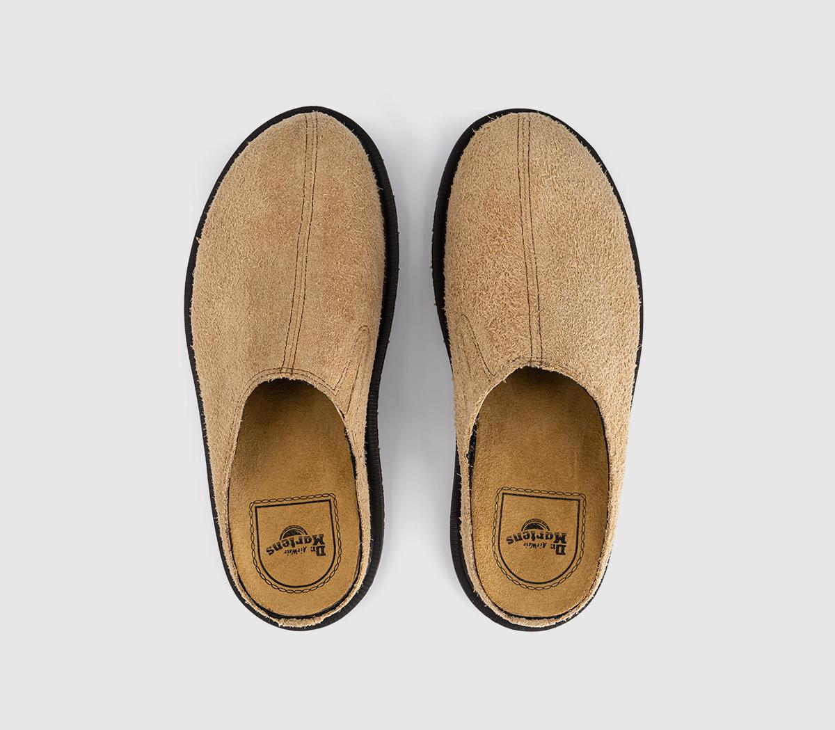 Dr. MartensSan MulesSavannah Tan Hairy Suede