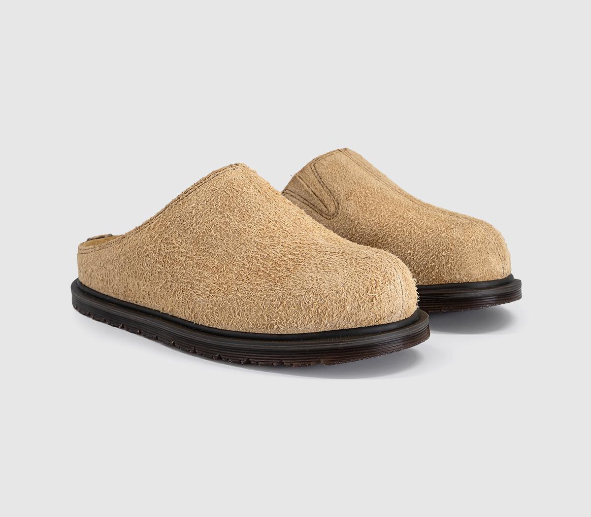 Dr. MartensSan MulesSavannah Tan Hairy Suede