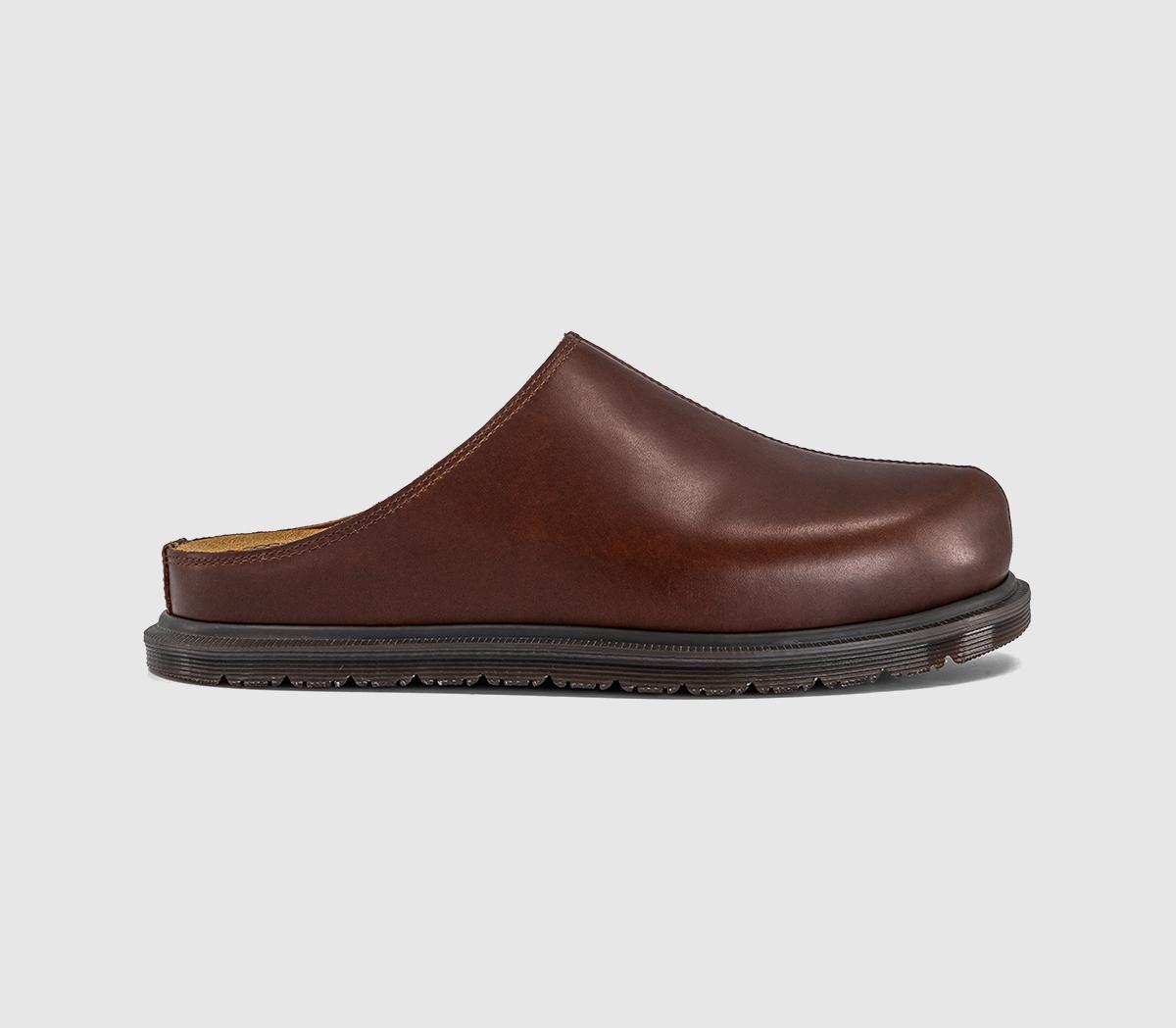 Dr. Martens San Mules Butterscotch Orleans In  Brown in Men's Size 9, Offspring