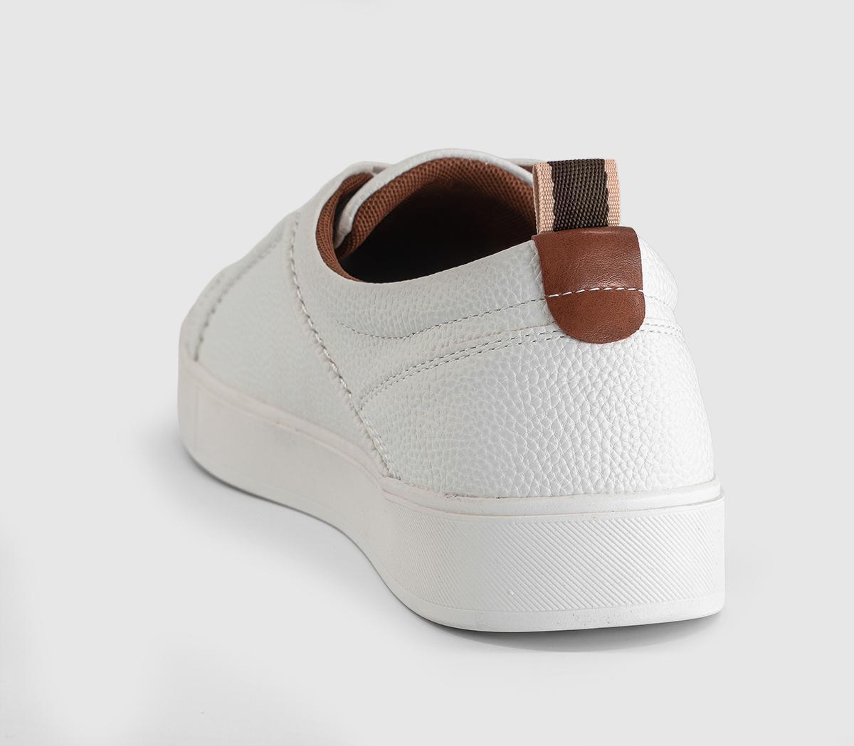 OFFICECarrington Back Tab Detail TrainersWhite