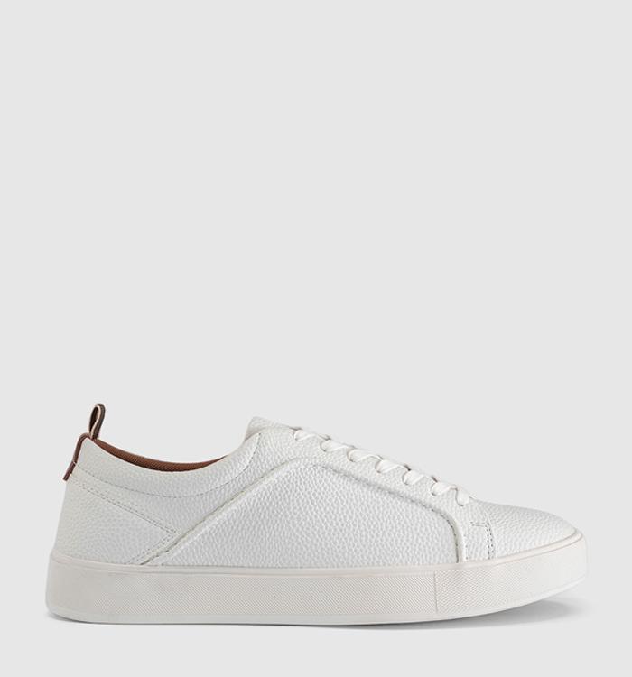 OFFICE Carrington Back Tab Detail Trainers White