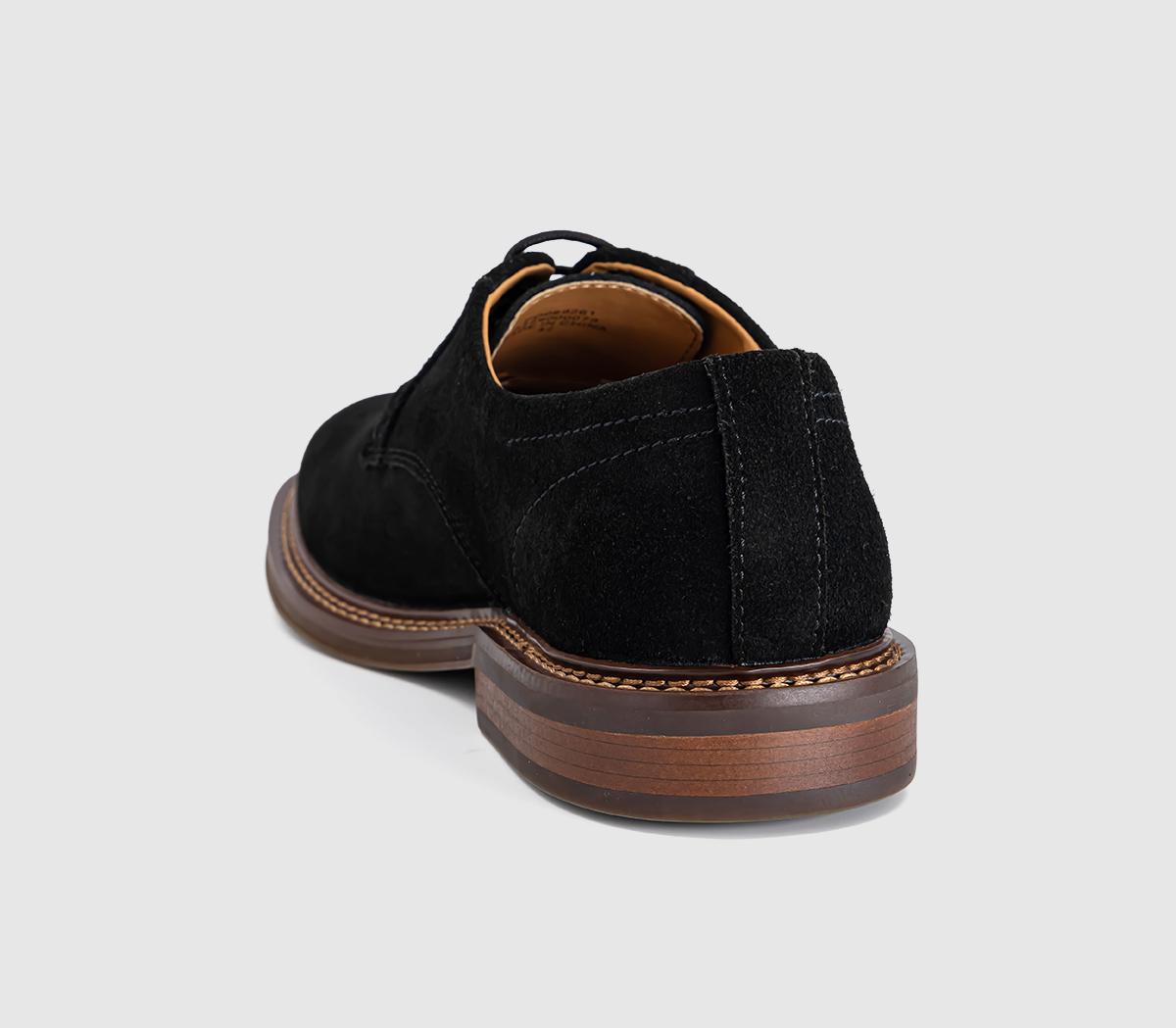 OFFICECaledonian Eyelet Derby ShoesBlack Suede