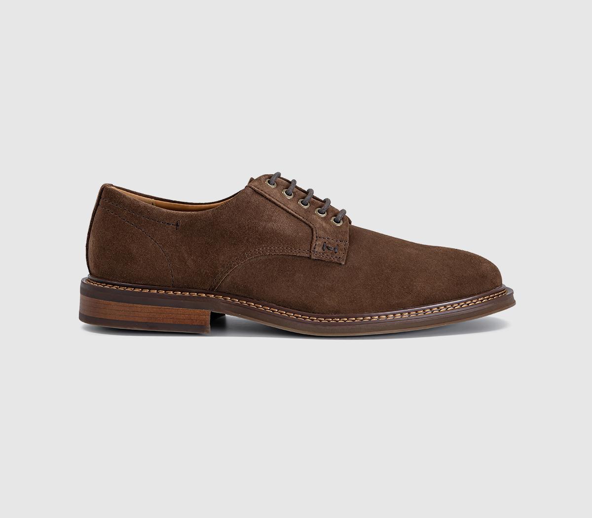 OFFICECaledonian Eyelet Derby ShoesBrown Suede
