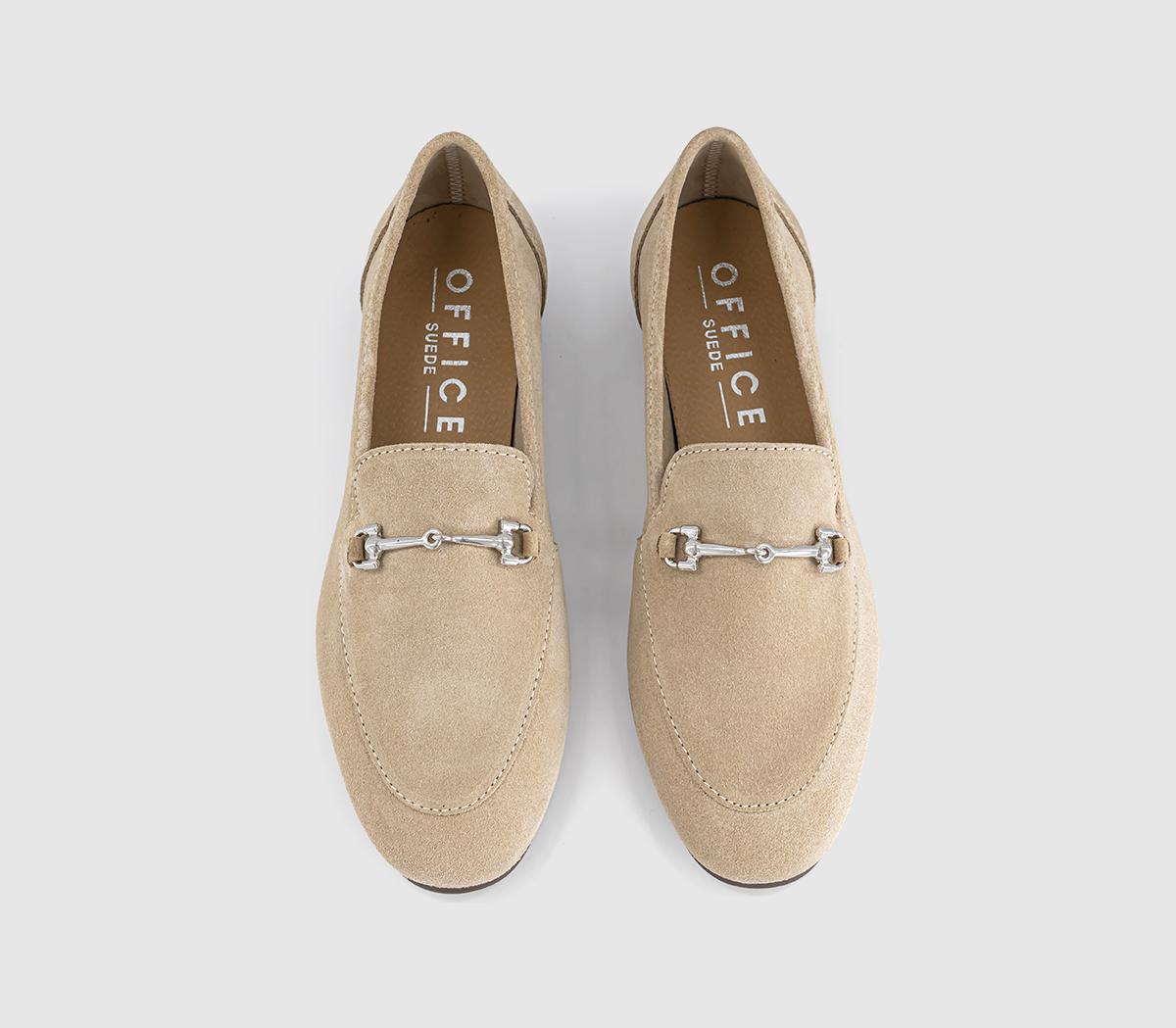 OFFICEFreida Snaffle LoafersBeige Suede
