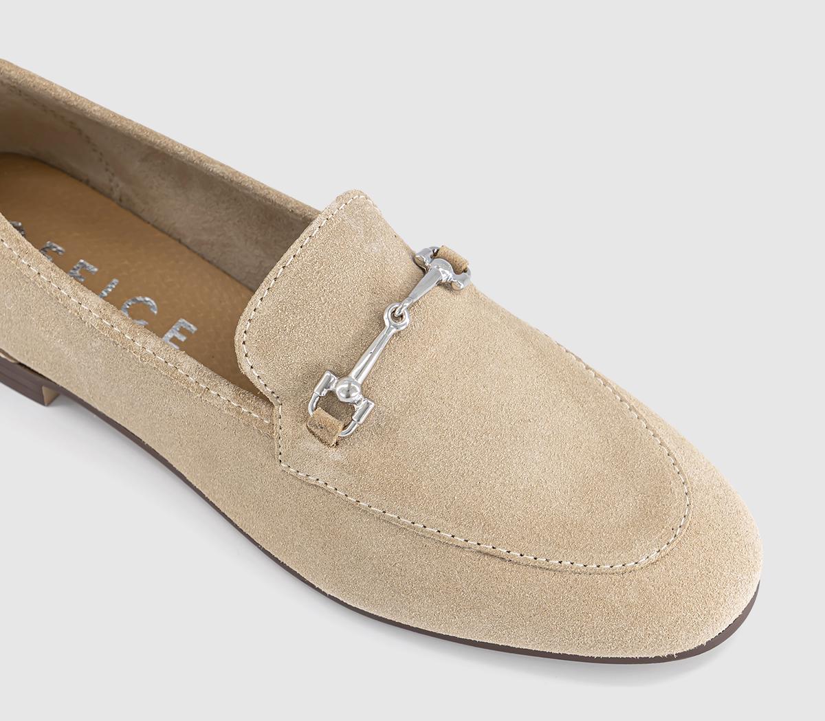 OFFICEFreida Snaffle LoafersBeige Suede