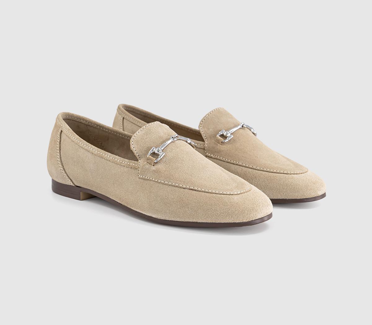 OFFICEFreida Snaffle LoafersBeige Suede