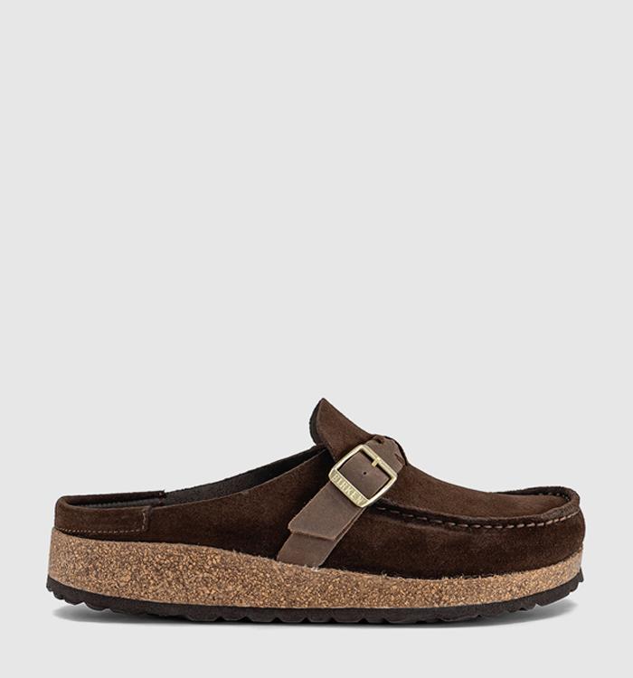 BIRKENSTOCK Buckley Braided Clogs Carafe Suede