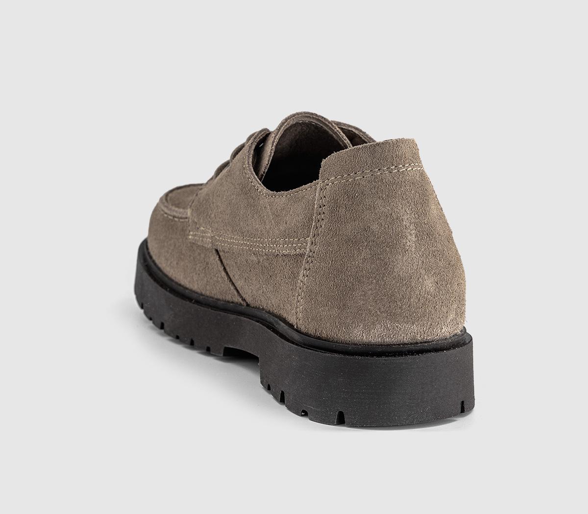BIRKENSTOCKHighwood Moc Lace Low ShoesGrey Taupe Suede R
