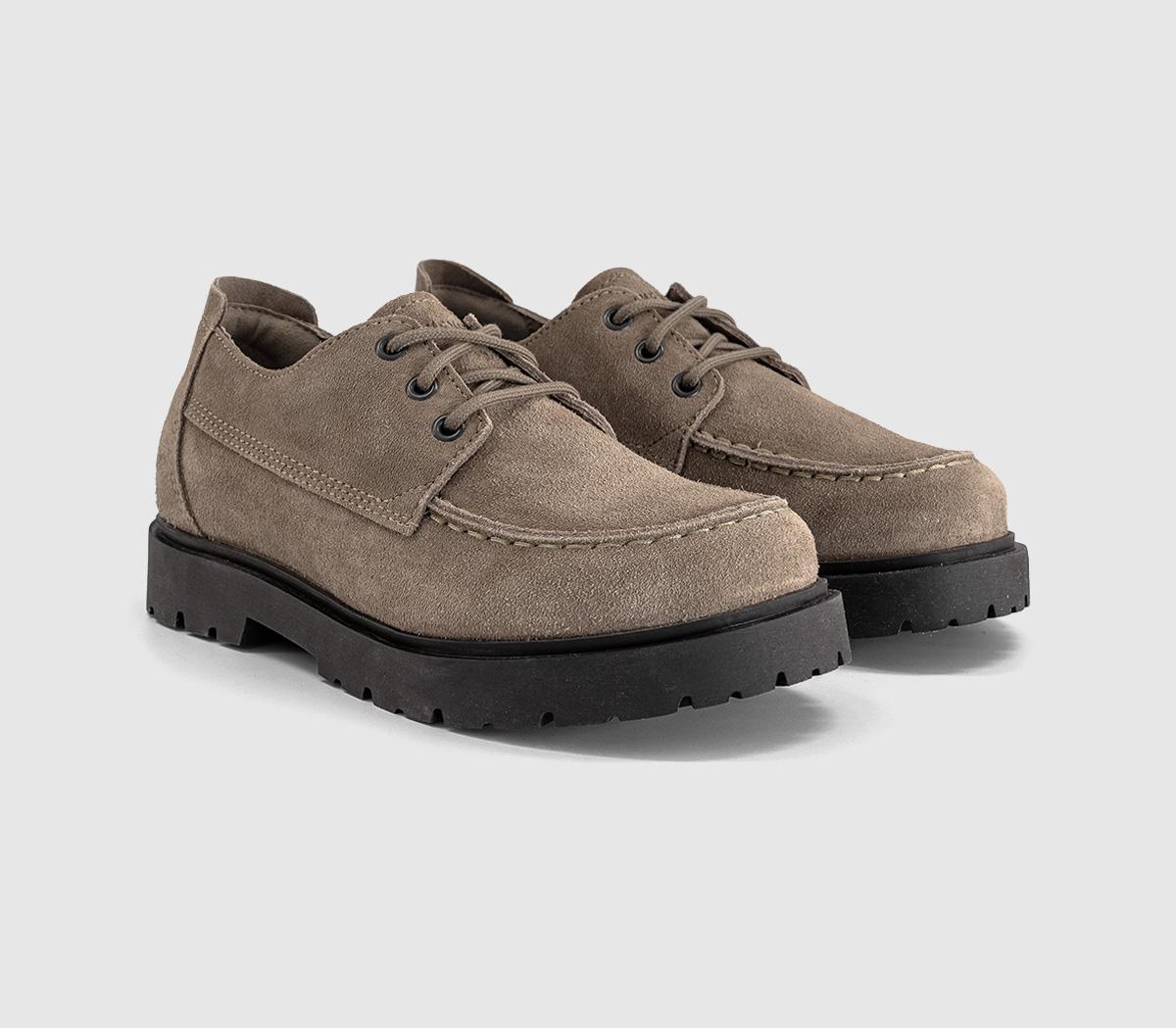 BIRKENSTOCKHighwood Moc Lace Low ShoesGrey Taupe Suede R