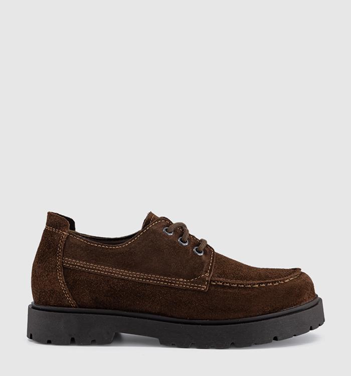 BIRKENSTOCK Highwood Moc Lace Low Shoes Carafe Suede