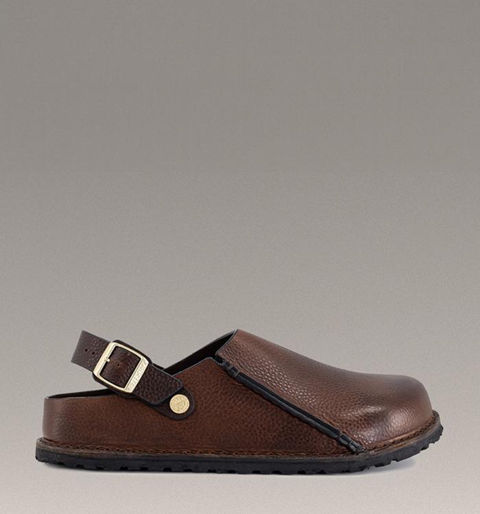 BIRKENSTOCK Lutry Premium Clogs Roast Leather