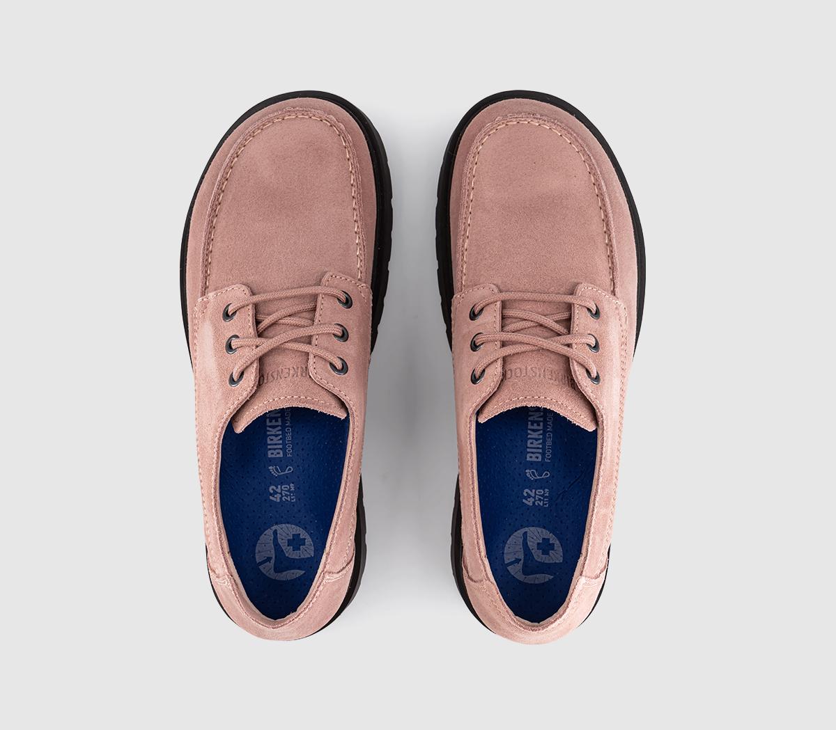 BIRKENSTOCKHighwood Moc Lace Low ShoesPink Clay Suede