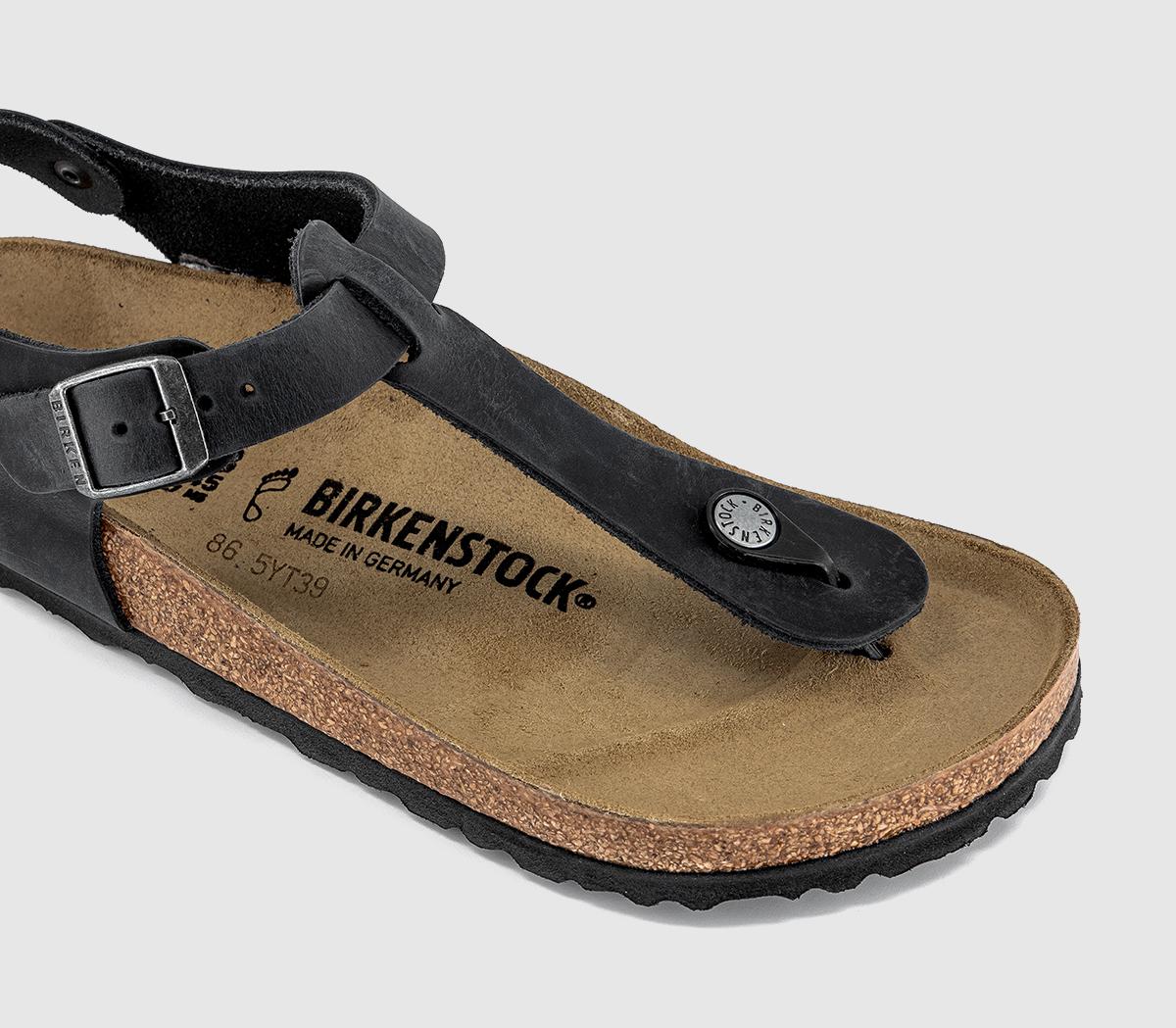 BIRKENSTOCKKairo SandalsBlack Leather
