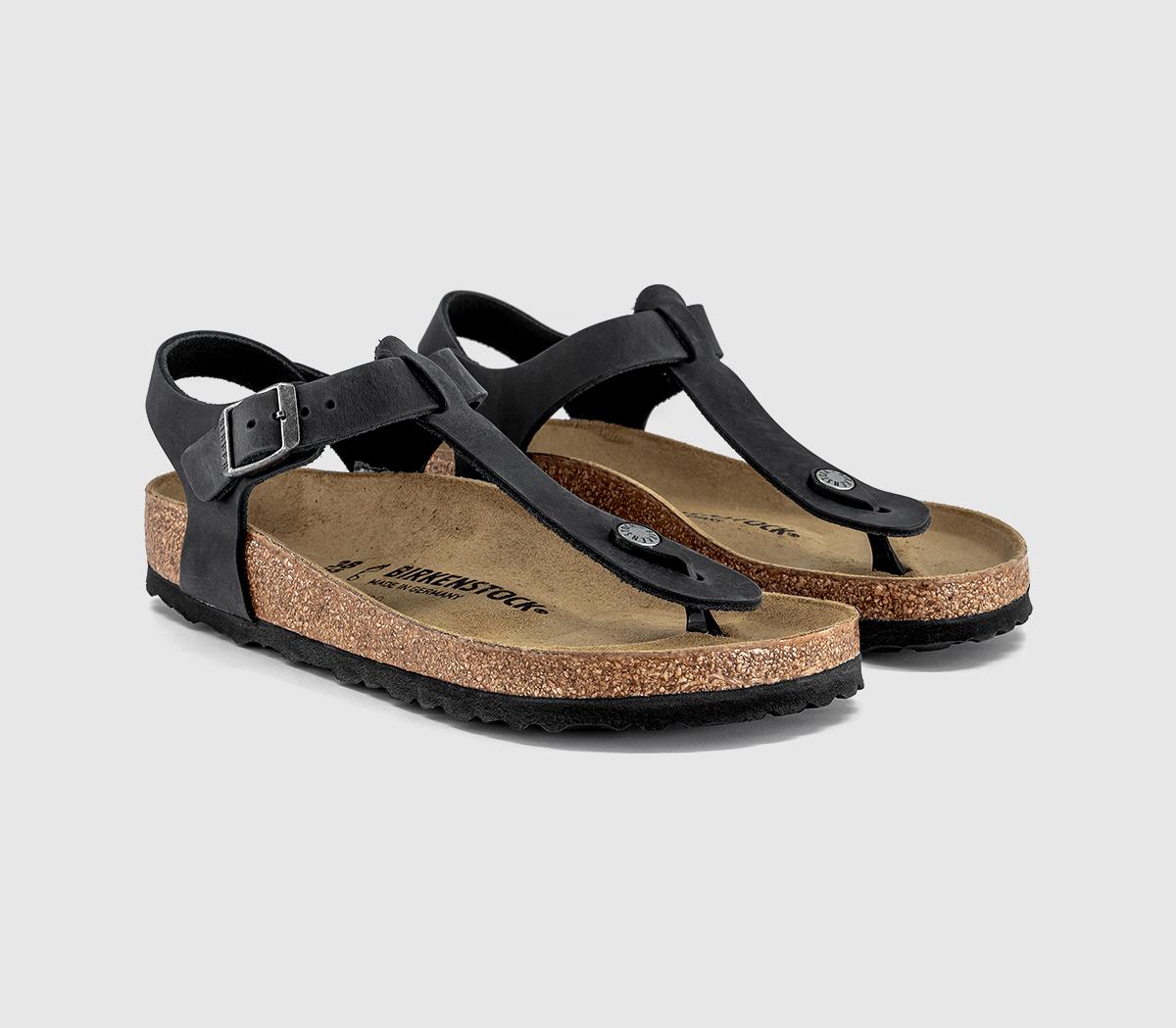 BIRKENSTOCKKairo SandalsBlack Leather