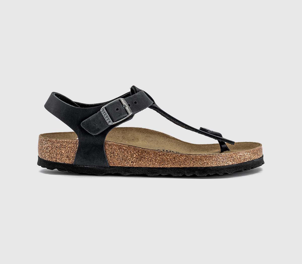 BIRKENSTOCKKairo SandalsBlack Leather