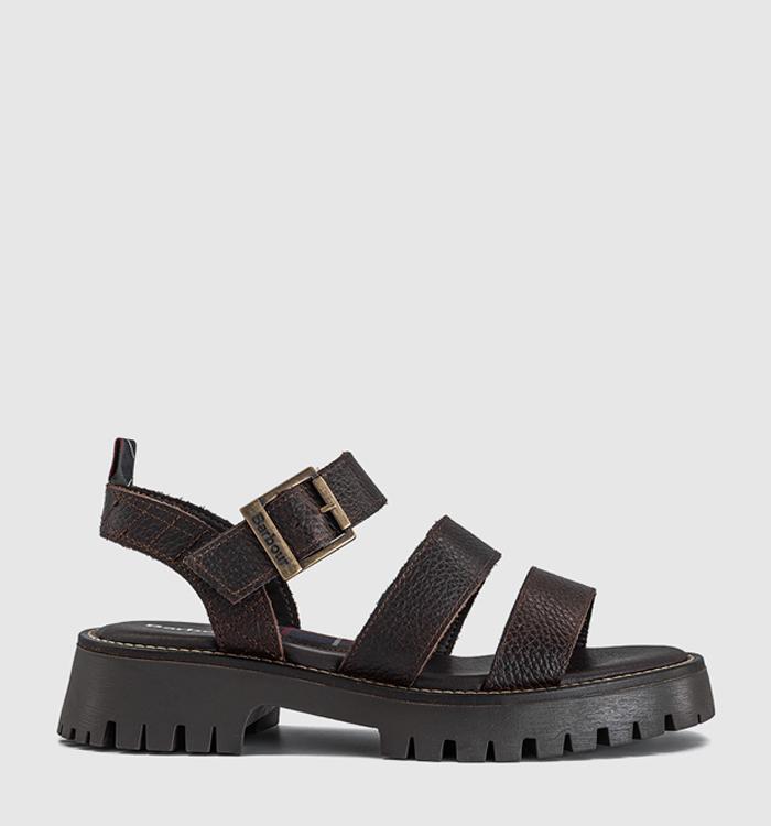 Barbour Gabby Sandals Brown