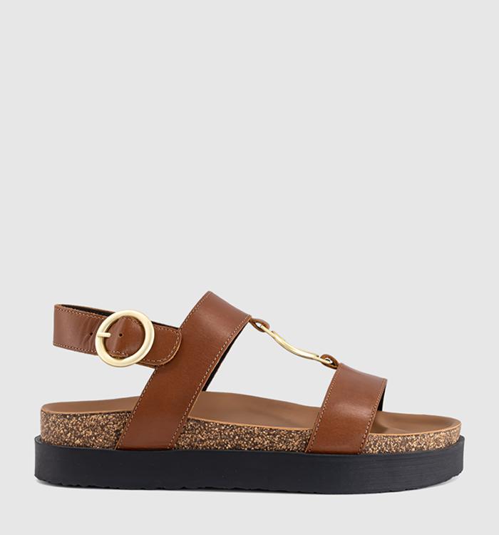Barbour Gwen Sandals Brown