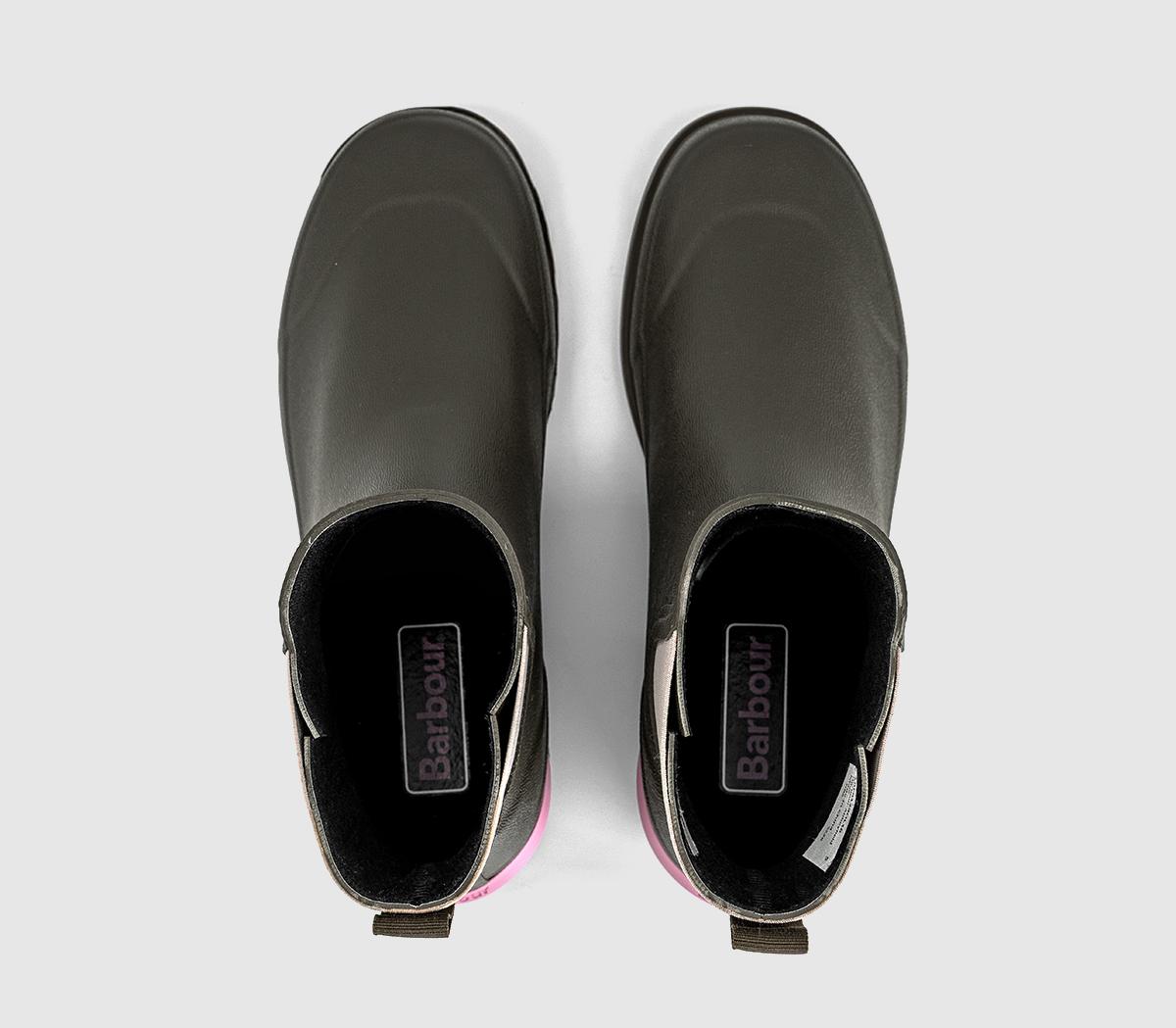 BarbourAbbeyfield Welly BootsOlive