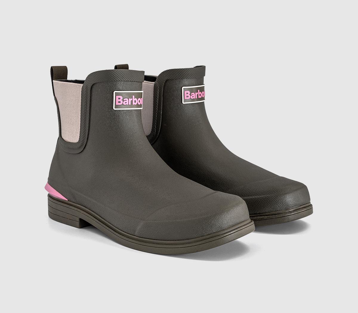 BarbourAbbeyfield Welly BootsOlive