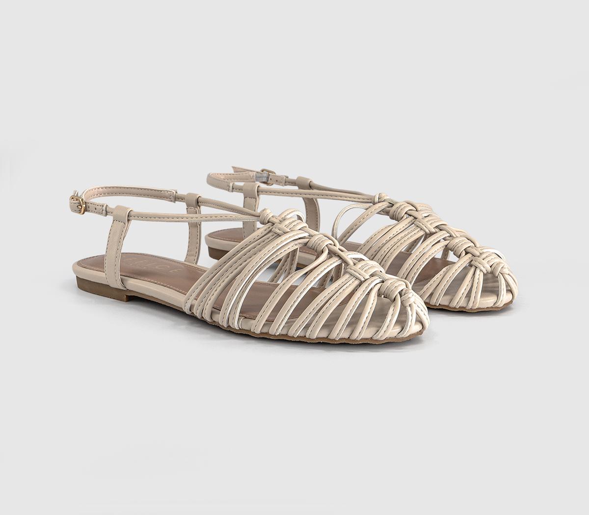 OFFICEFennec Woven Slingback FlatsCream