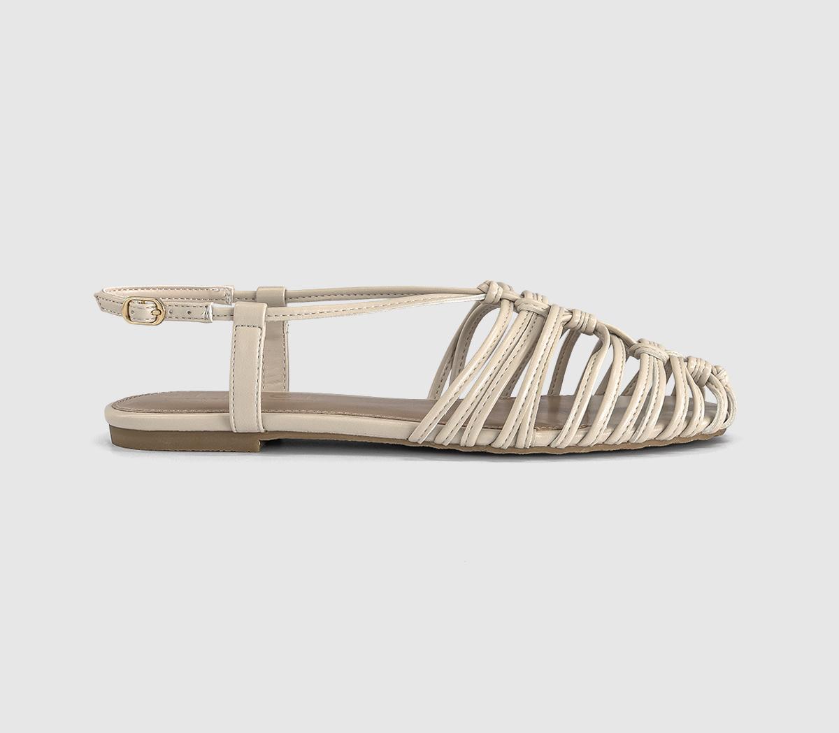 OFFICEFennec Woven Slingback FlatsCream