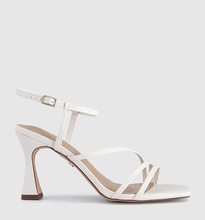 OFFICE Heidi Strappy Sandal Heels Off White