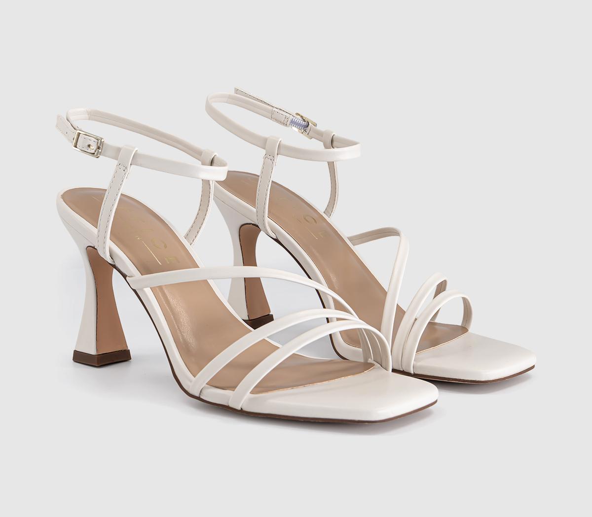 OFFICEHeidi Strappy Sandal HeelsOff White