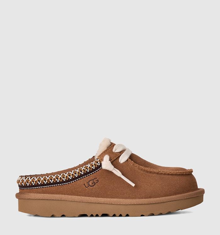 UGG Tasman Mules Kids Chestnut