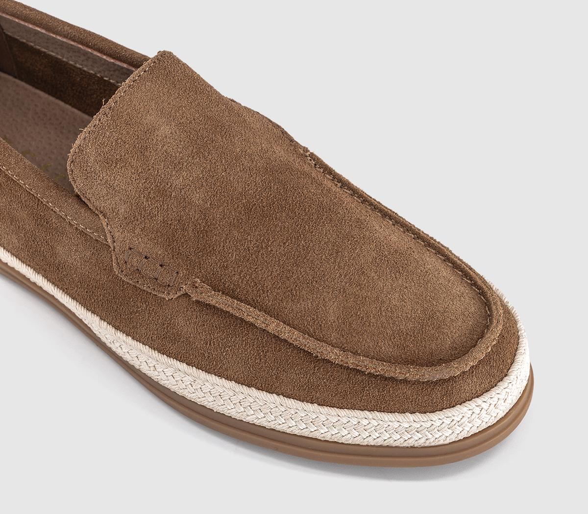OFFICECapri Slip On Espadrille ShoesTan Suede