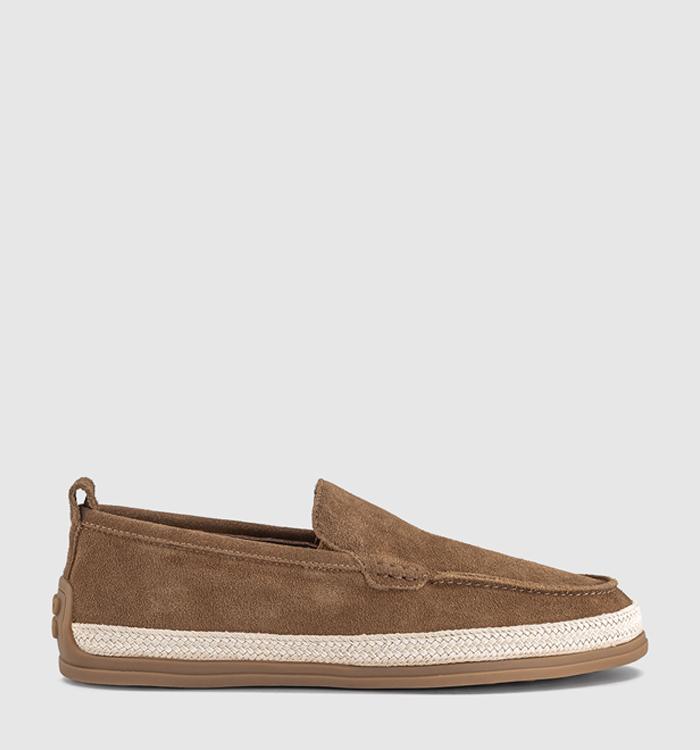 OFFICE Capri Slip On Espadrille Shoes Tan Suede
