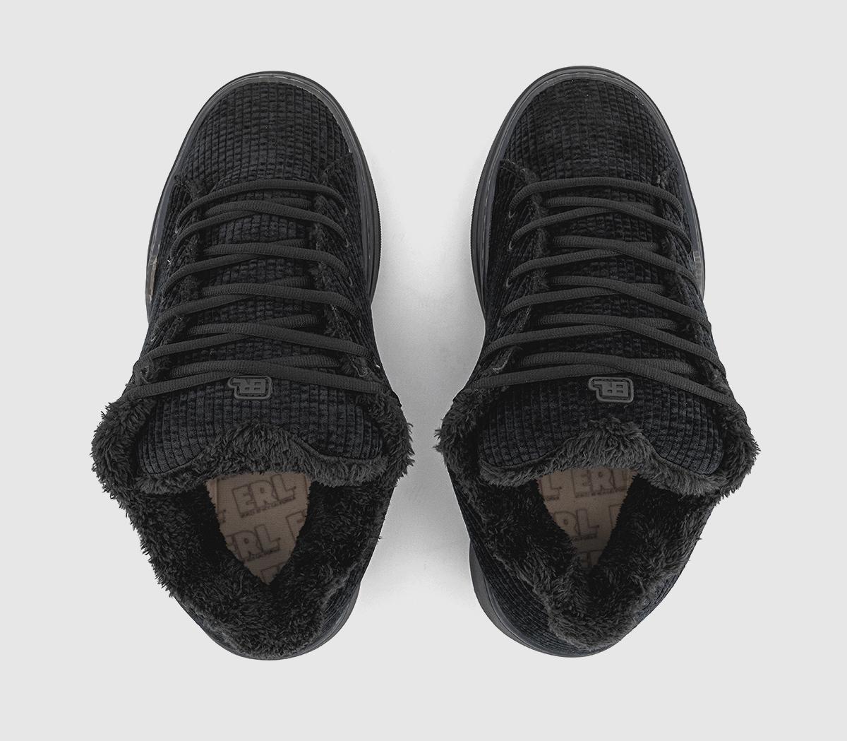 Dover StreetErl Vamp SneakersPirate Black Corduroy