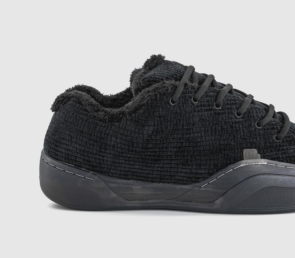 Dover StreetErl Vamp SneakersPirate Black Corduroy