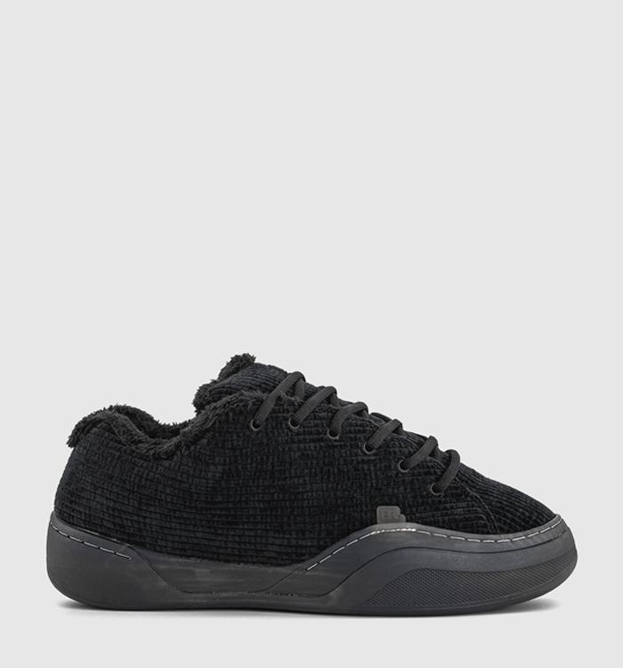 Dover Street Erl Vamp Sneakers Pirate Black Corduroy