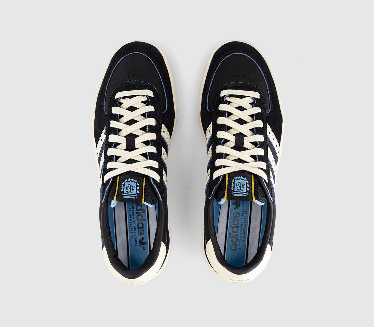 adidasGlenburn TrainersThrasher Core Black Cream White Gum