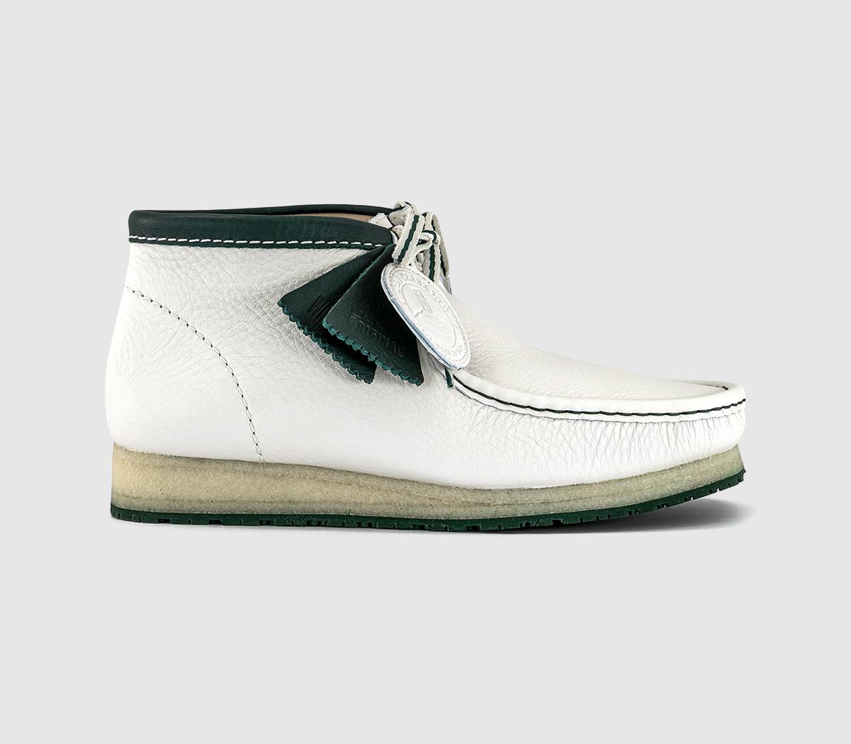 Clarks OriginalsWallabee Boots RB White Leather