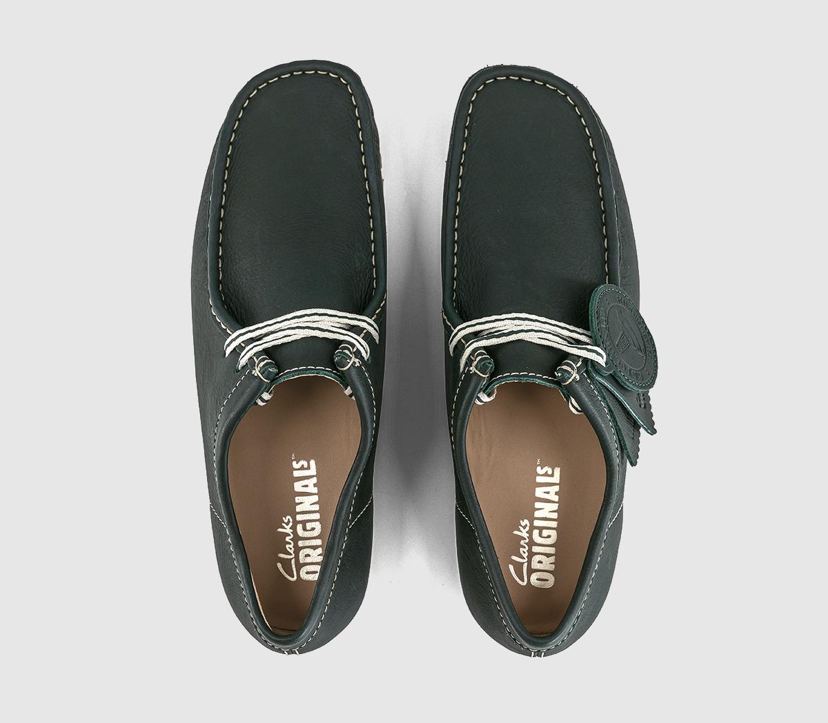 Clarks OriginalsWallabee Boots RBDark Green Lea