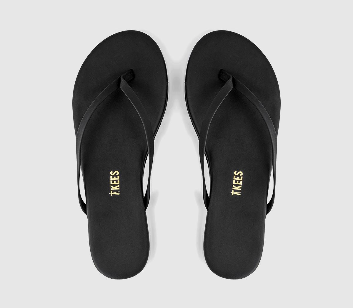 TKEESLily Platform Foundations Flip FlopsBlack