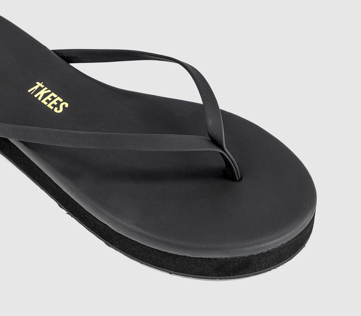 TKEESLily Platform Foundations Flip FlopsBlack
