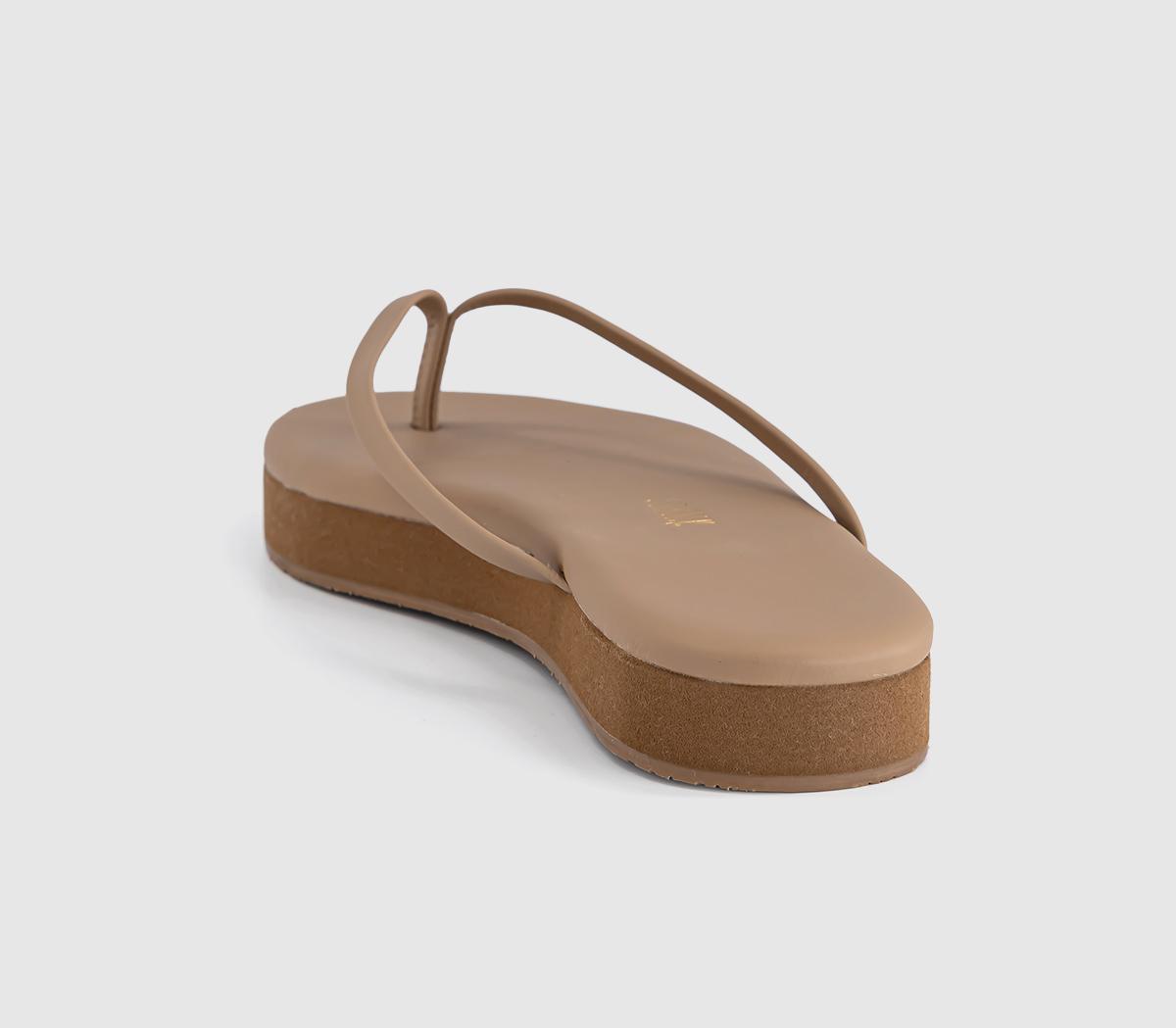 TKEESLily Platform Foundations Flip FlopsCocobutter