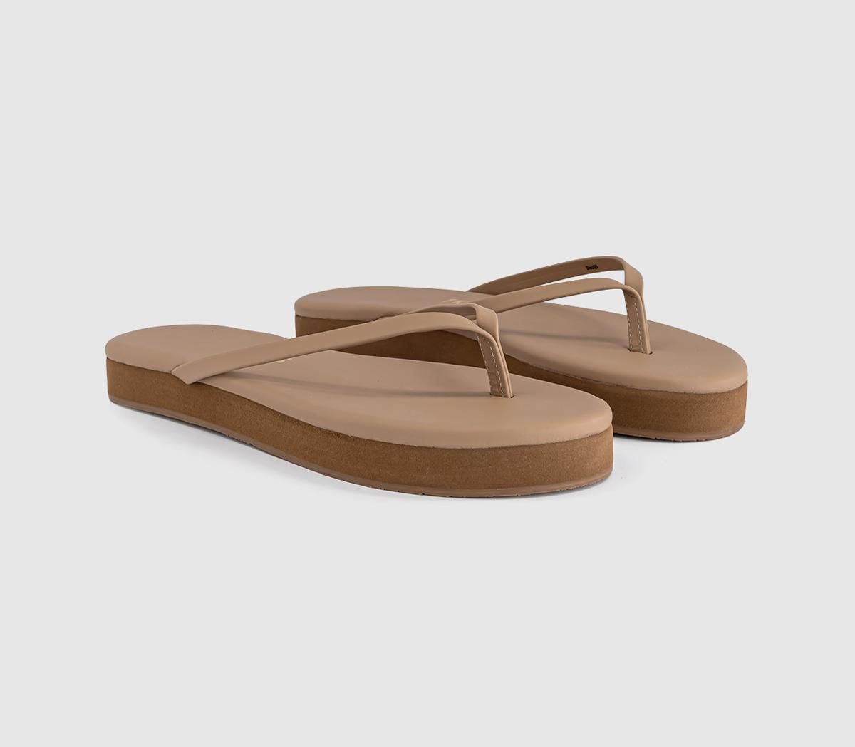 TKEESLily Platform Foundations Flip FlopsCocobutter