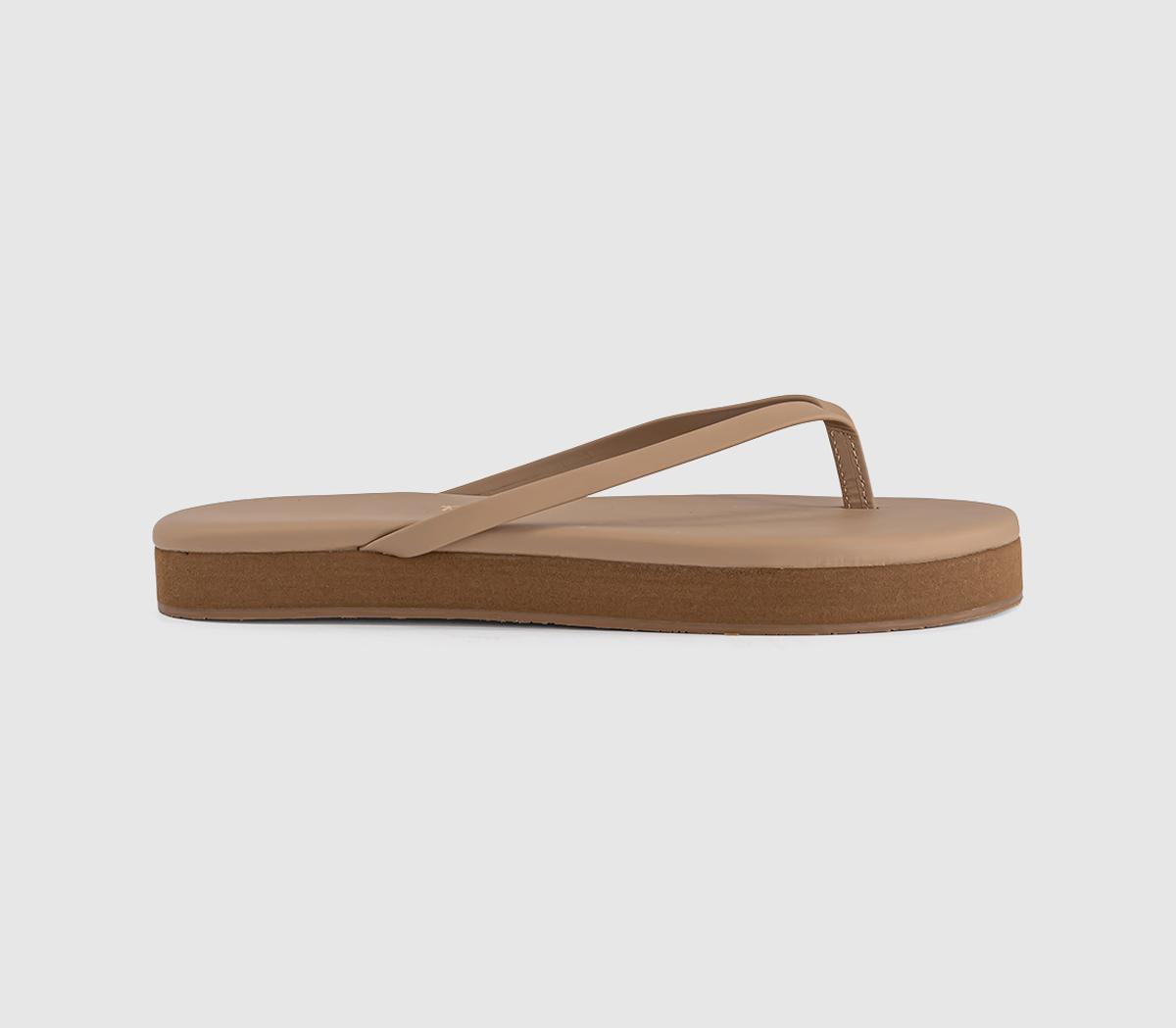 TKEESLily Platform Foundations Flip FlopsCocobutter