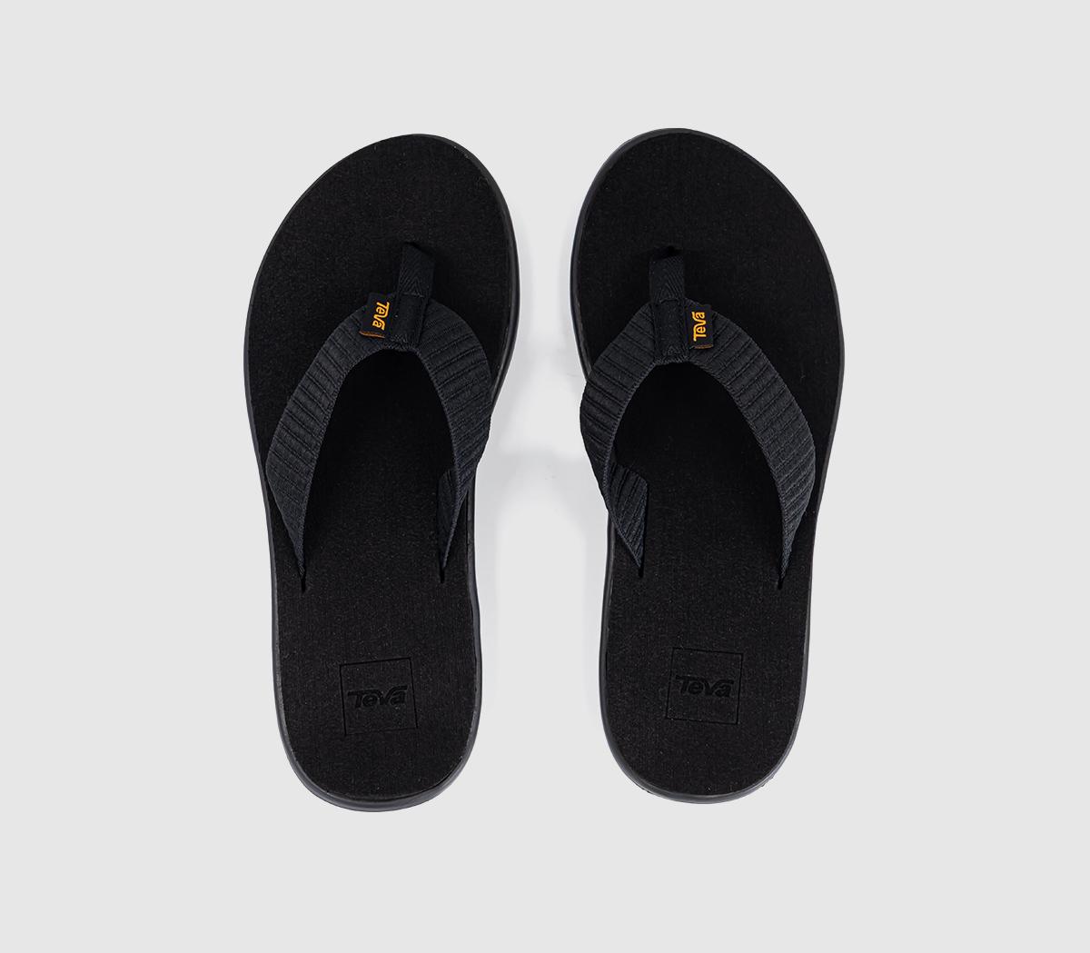 TevaVoya Flip FlopsBar Street Black