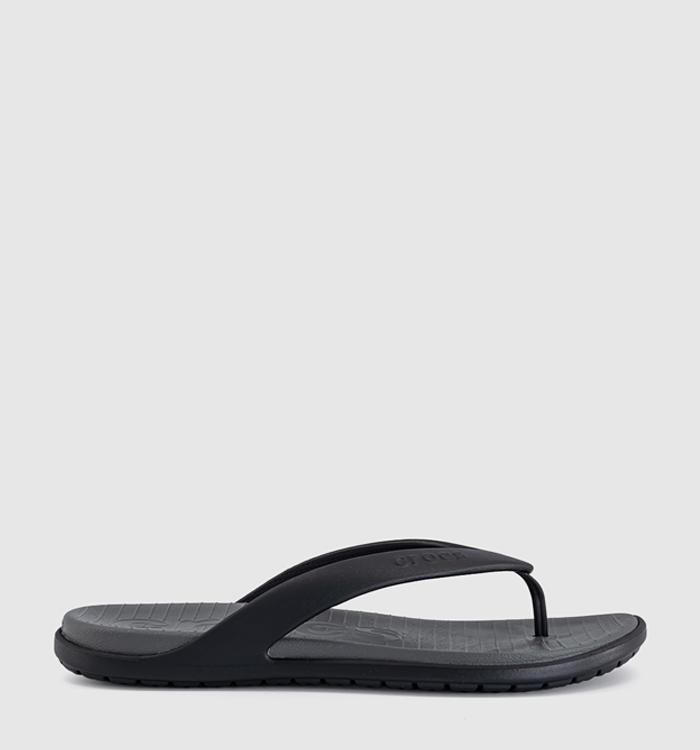 Crocs Coast Flip Sandals Black