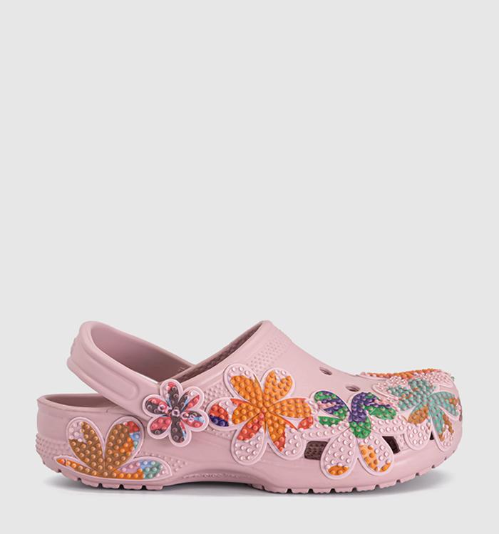 Crocs Classic Summer Beaded Clogs Mauve