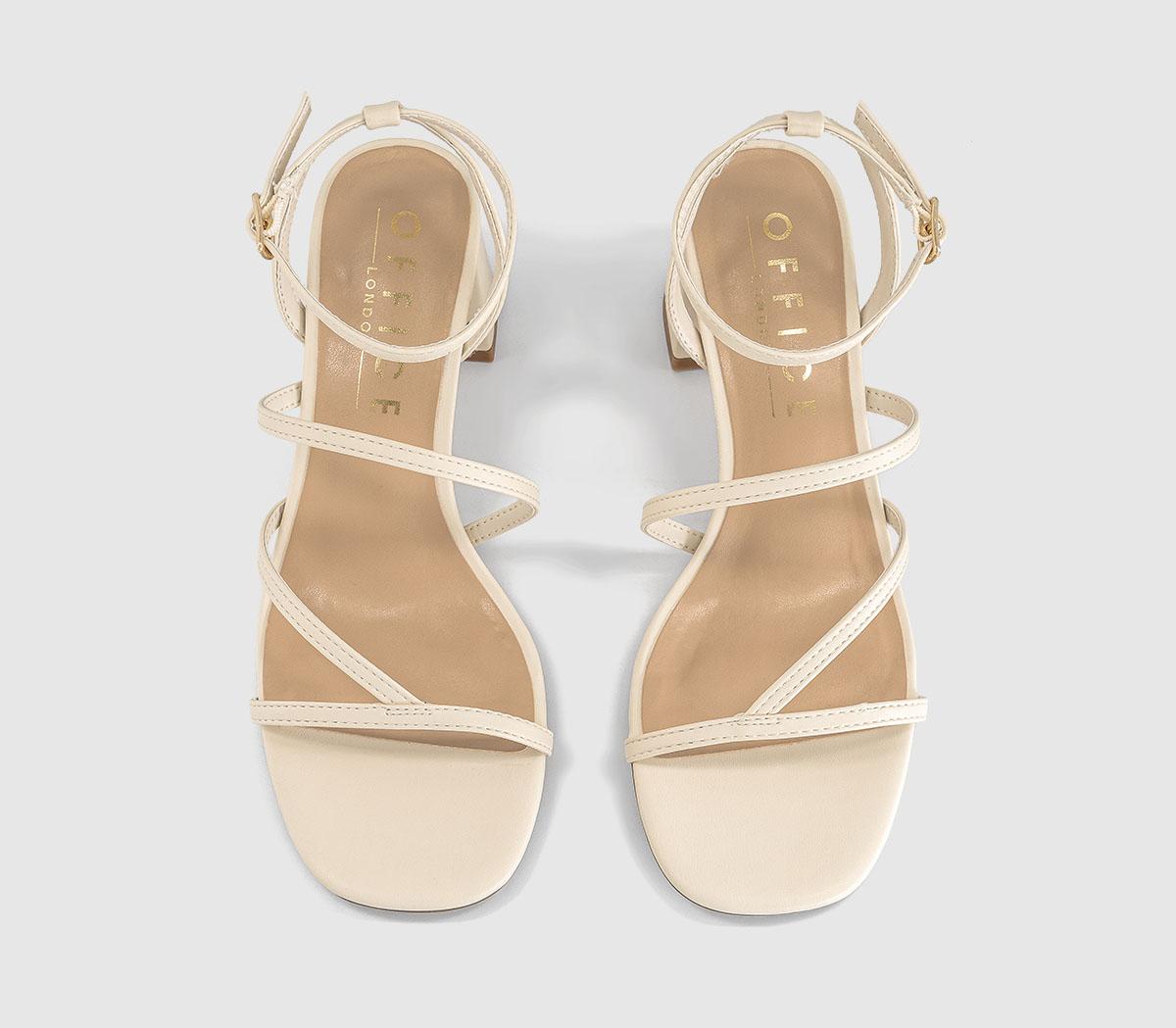 OFFICEMalia Strappy Block Heeled SandalsOff White