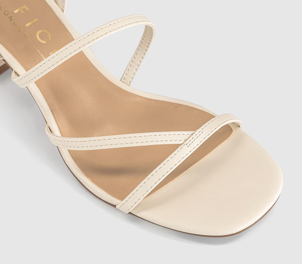 OFFICEMalia Strappy Block Heeled SandalsOff White