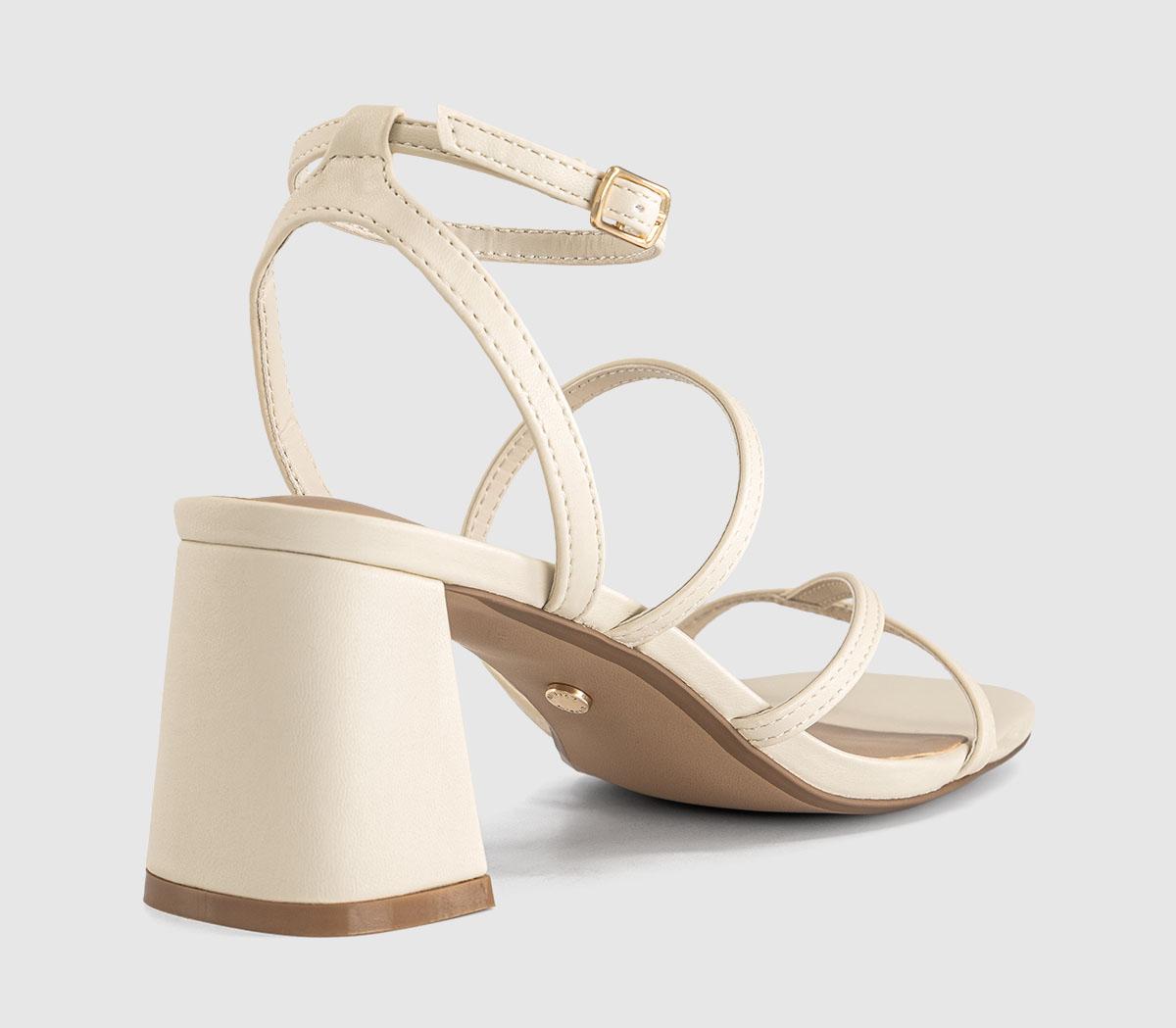 OFFICEMalia Strappy Block Heeled SandalsOff White